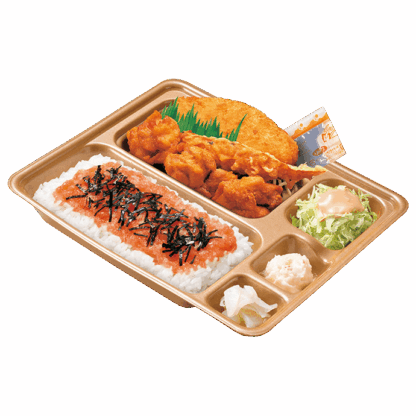 カラ・めんたい弁当