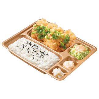 ねぎ塩チキン竜田弁当