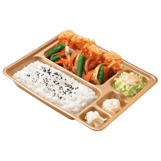 鶏の甘酢あんかけ弁当