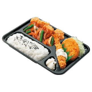 スペシャル鶏の甘酢あんかけ弁当
