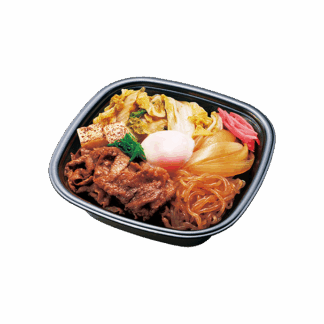 月見牛すき焼丼